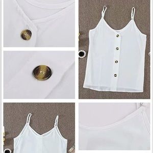Adjustable strap button tank